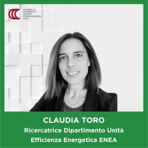 Claudia Toro Ricercatrice Dipartimento Unità Efficienza Energetica dell'ENEA